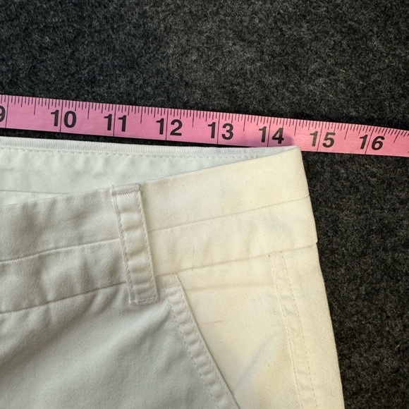 J CREW CHINO WHITE SHORTS Cotton Size 0 - Picture 9 of 9
